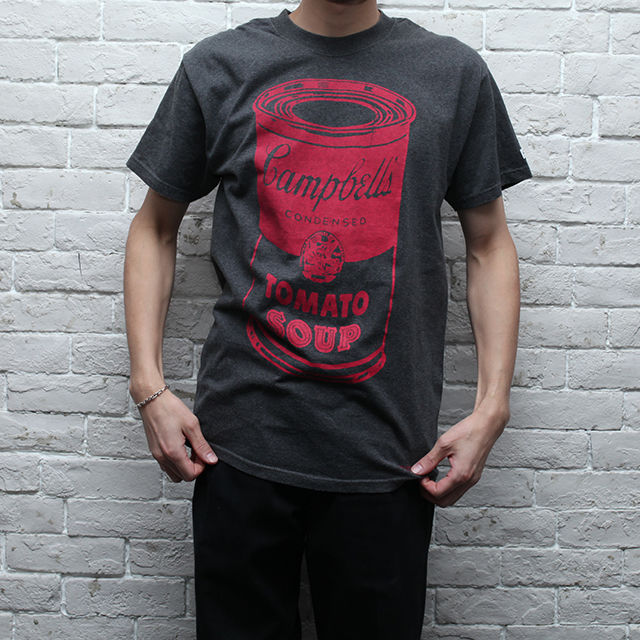 アンディーウォーホル キャンベルスープ缶 Tシャツ Andy Warhol T