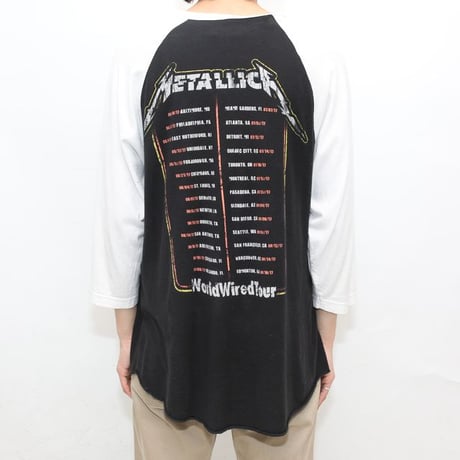 Metallica World Wired Tour 2017 Raglan Sleeve T-Shirt