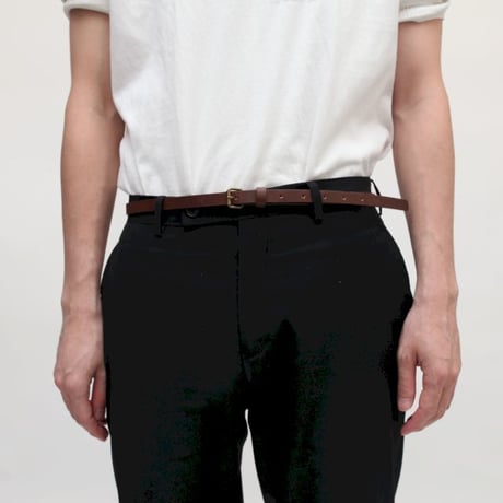 Skinny Leather Belt