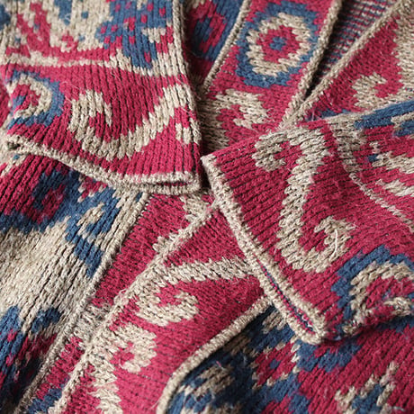 Half Coat Wool Cardigan