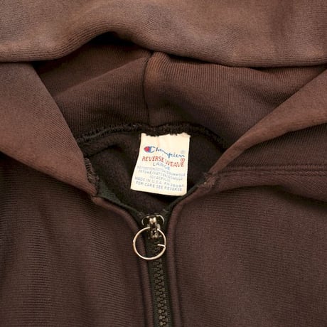 90's Champion Reverse Weave Sweat Hoodie Black