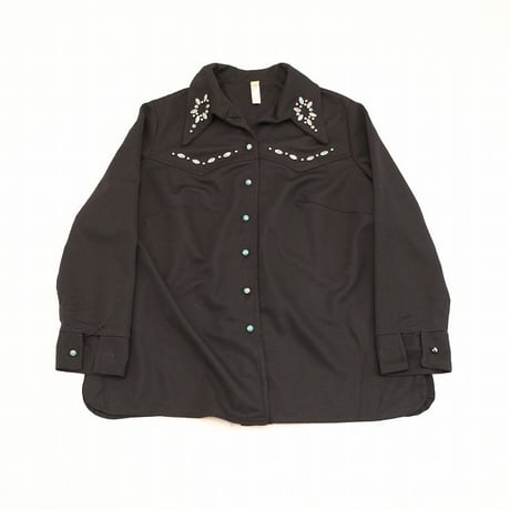 Black Western L/S Shirt