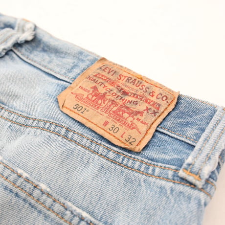 Levi's 501 Damage Denim Pants