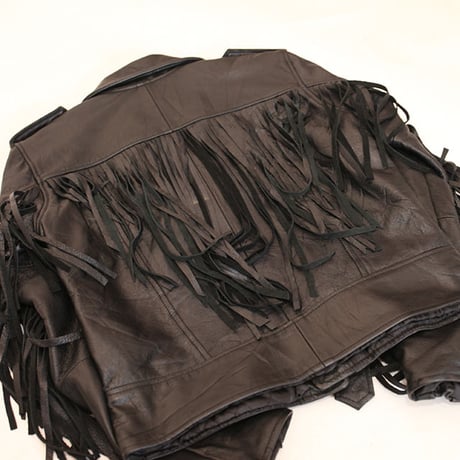 Good Shaped Fringe Leather Jacket