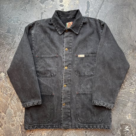 90s LA GATE Coverall Black Denim Coverall Jacket MADE IN USA