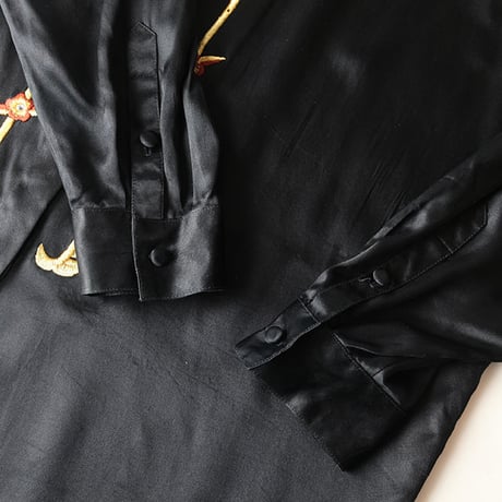 Embroidery Silk Shirt