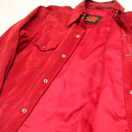 Suede Leather Western Shirt