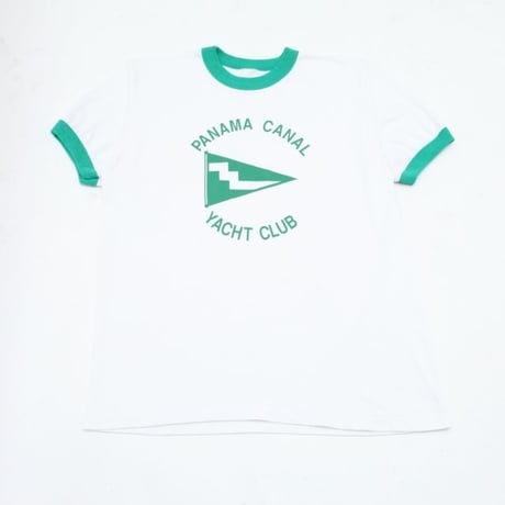 Vintage Ringer T-Shirt "Panama Canal Yacht Club"