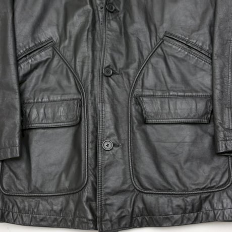 Black Leather Coat