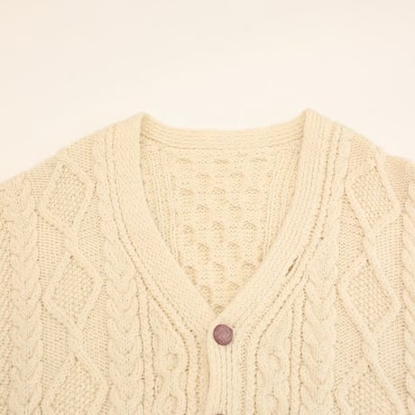 Vintage Cable Knit Cardigan