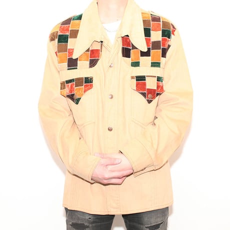 Patchwork Shirt Jacket