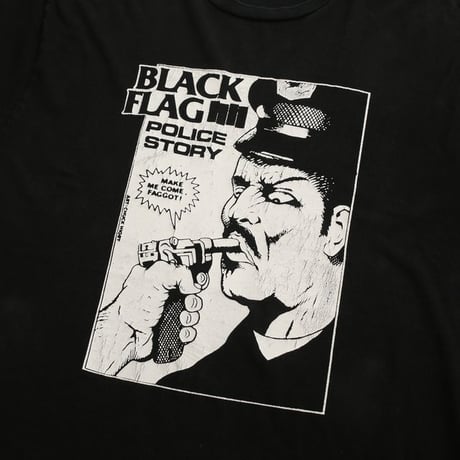 90's BLACK FLAG "POLICE STORY" T-Shirt