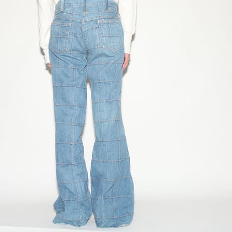 Patchwork Denim Pants