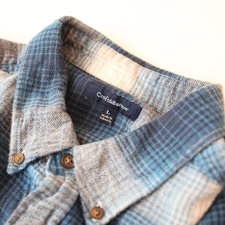 Ombre Checker Flannel Shirt