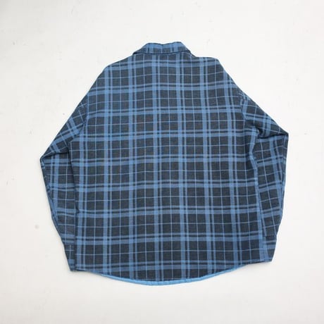 70s Sears Quilting Flannel Plaid Shirt