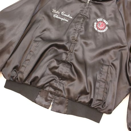 Nylon Bomber Jacket Loose Silhouette