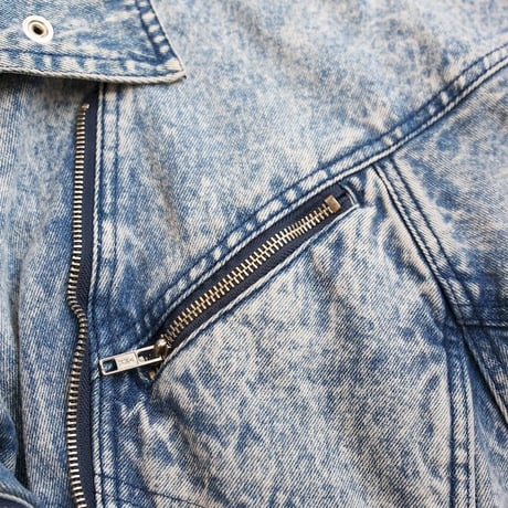 80's Stefano Sportswear Denim Riders Jacket