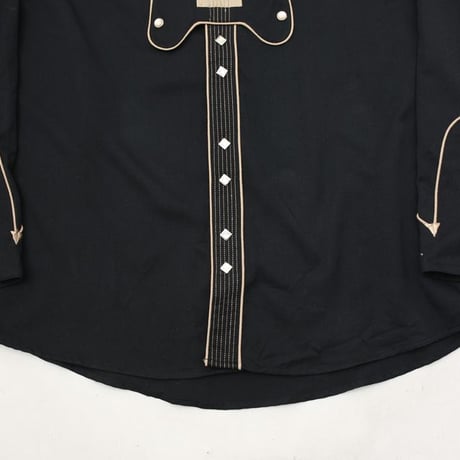 Vintage Guitar Design Western Shirt
