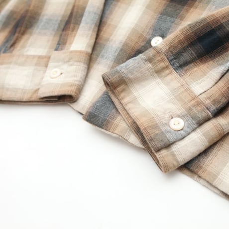 Rayon Ombre Check L/S Shirt
