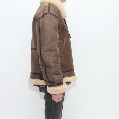 B-3 Mouton Leather Jacket