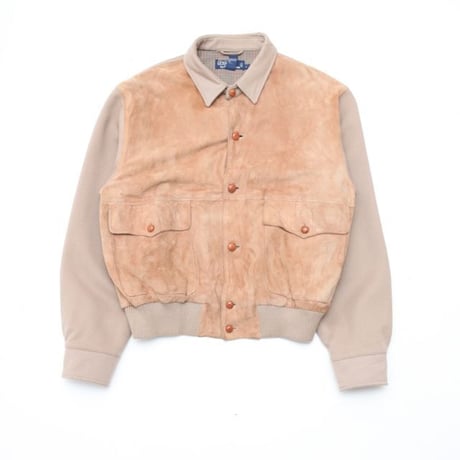 Ralph Lauren Suede × Wool Jacket