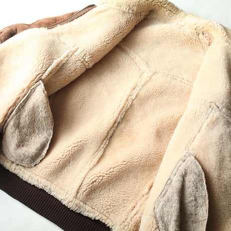 Vintage Mouton Leather Jacket