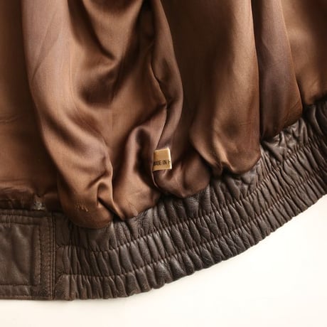 Vintage Brown Leather Jacket