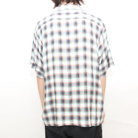 Open Collar Rayon S/S Shirt