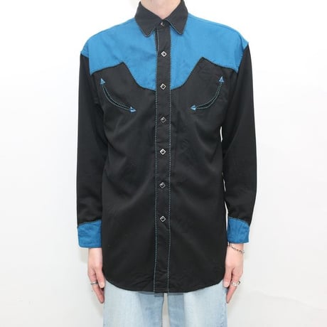 2Tone Color Western Shirt