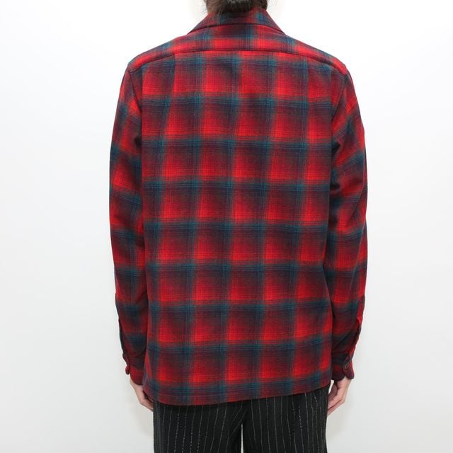 50s Pendleton Wool Plaid Loop Shirt | Strato