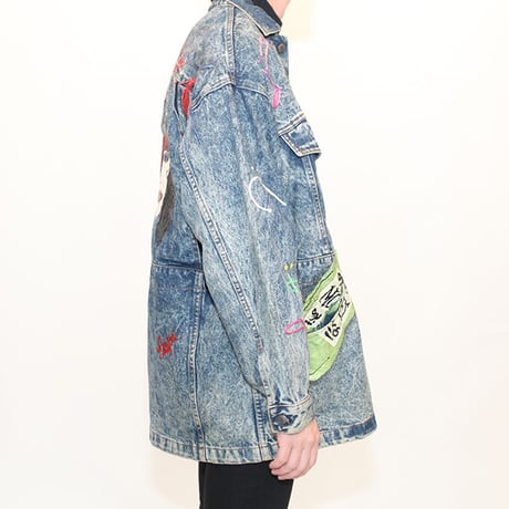 Nicely Painted Levis Denim Jacket