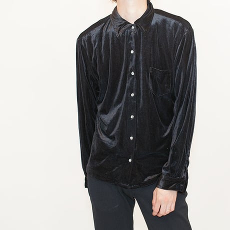Black Velour L/S Shirt