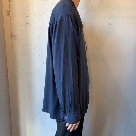Nat Nast 50s Style Open Collar Silk L/S Shirt