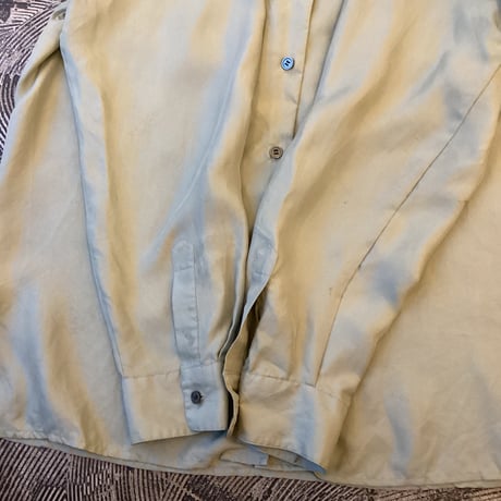 Open Collar Silk L/S Shirt