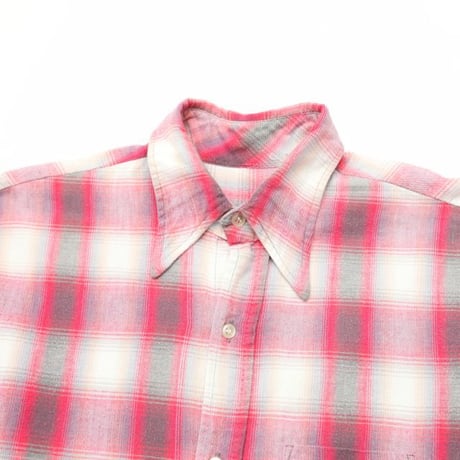 70's Vintage Ombre Check L/S Shirt