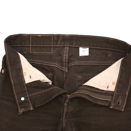 Levi's 517 Black Denim Pants MADE IN USA