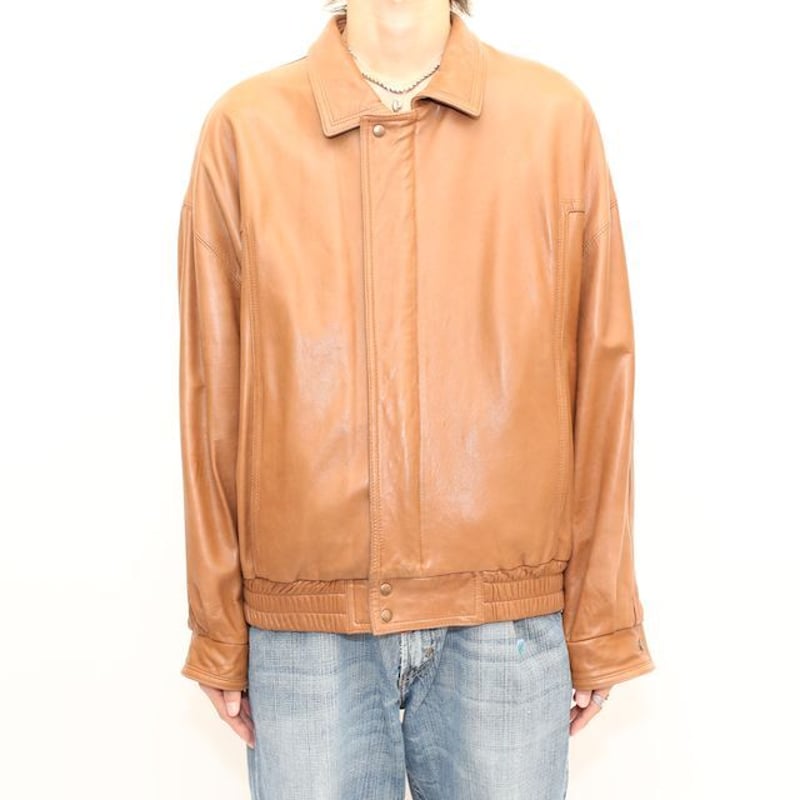 Remy Leather Jacket Loose Silhouette | Strato Remy Leather Jacket Loose Silhouette | Strato