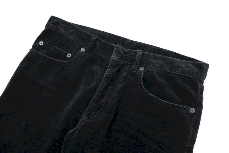 Dior Homme Black Velour Flared Pants 05A/W | St Dior Homme Black Velour Flared Pants 05A/W | St