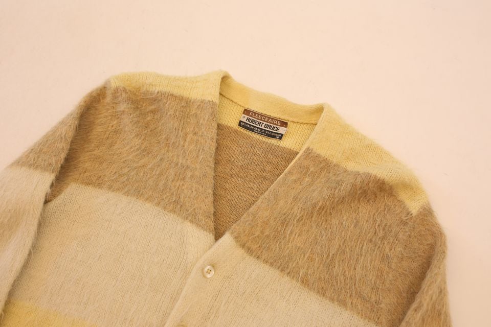60's Robert Bruce Mohair Knit Cardigan | Strato