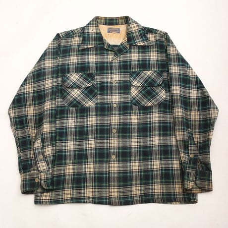 40s Pendleton Wool Plaid Loop Shirt