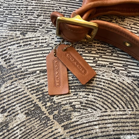 Old Coach Leather Shoulder Bag