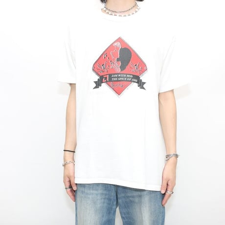 Oneita Music Print T-Shirt