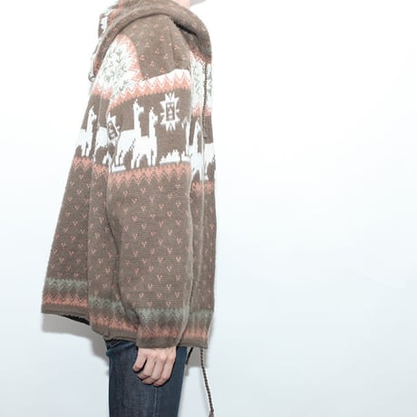 Wool Hooded Cardigan