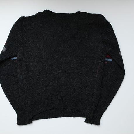 デザインニット モヘア混 Sweater