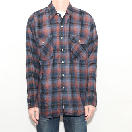 Ombre Check Acrylic L/S Shirt