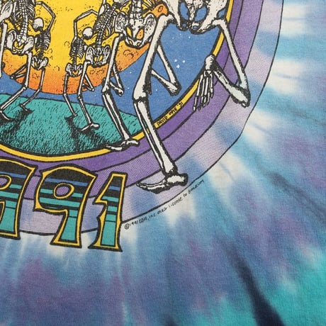 90's Grateful Dead 'Summer Tour 91' Tie Dye T-Shirt