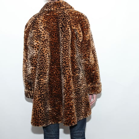 Vintage Animal Fake Fur Coat