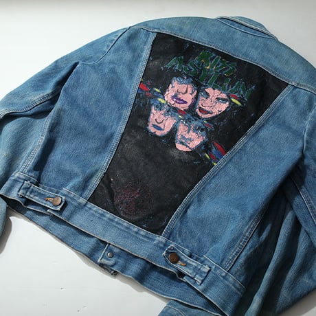 Vintage Kiss Custom Denim Jacket