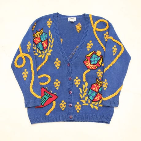 Hand Knitted Ramie × Cotton Knit Cardigan