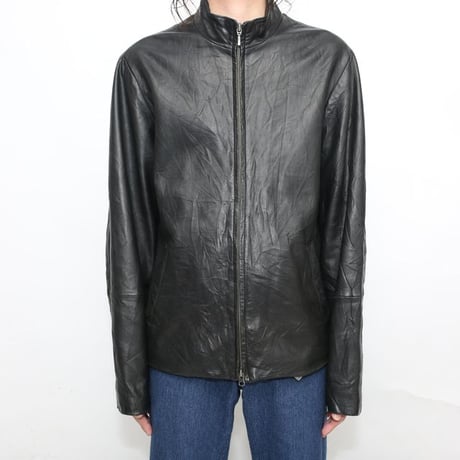 Eddie Bauer Black Lamb Leather Jacket
